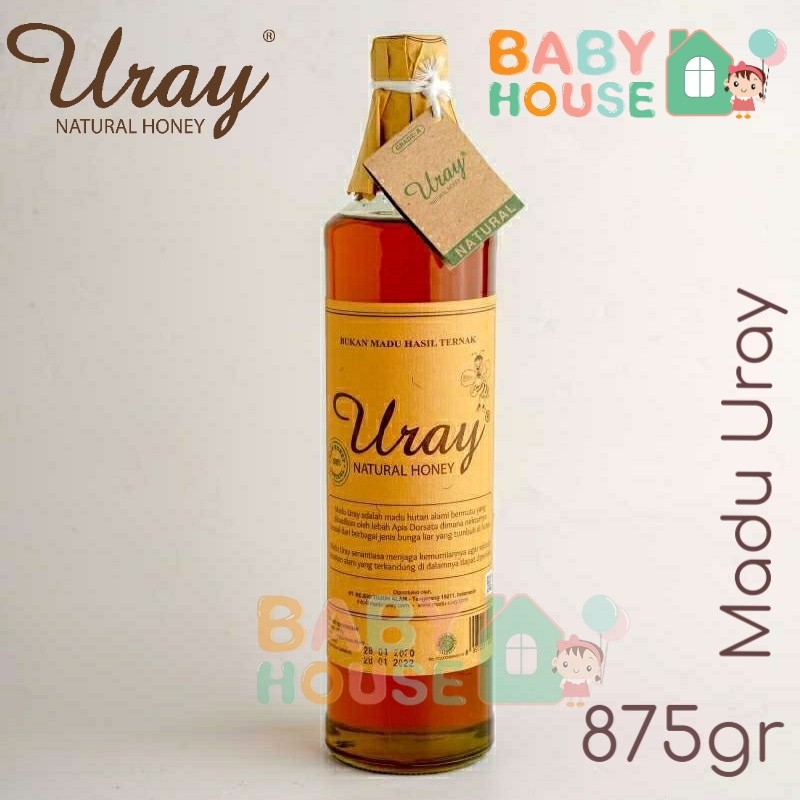 

Madu Uray 875gr Honey Kemasan Botol Kaca Raw Honey