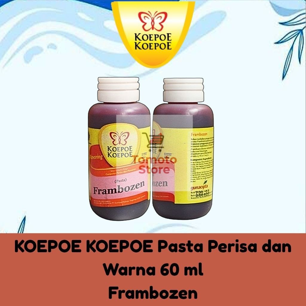 

✨ TOMOTOSTORE ✨ KOEPOE KOEPOE Pasta Perisa dan Warna Frambozen