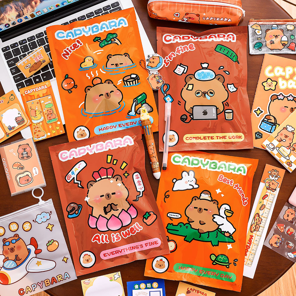 

[HARU] Capybara Series Stationary Mystery Bag Kado Misteri Alat Tulis Blind Bag Hampers Anak Gift Bag