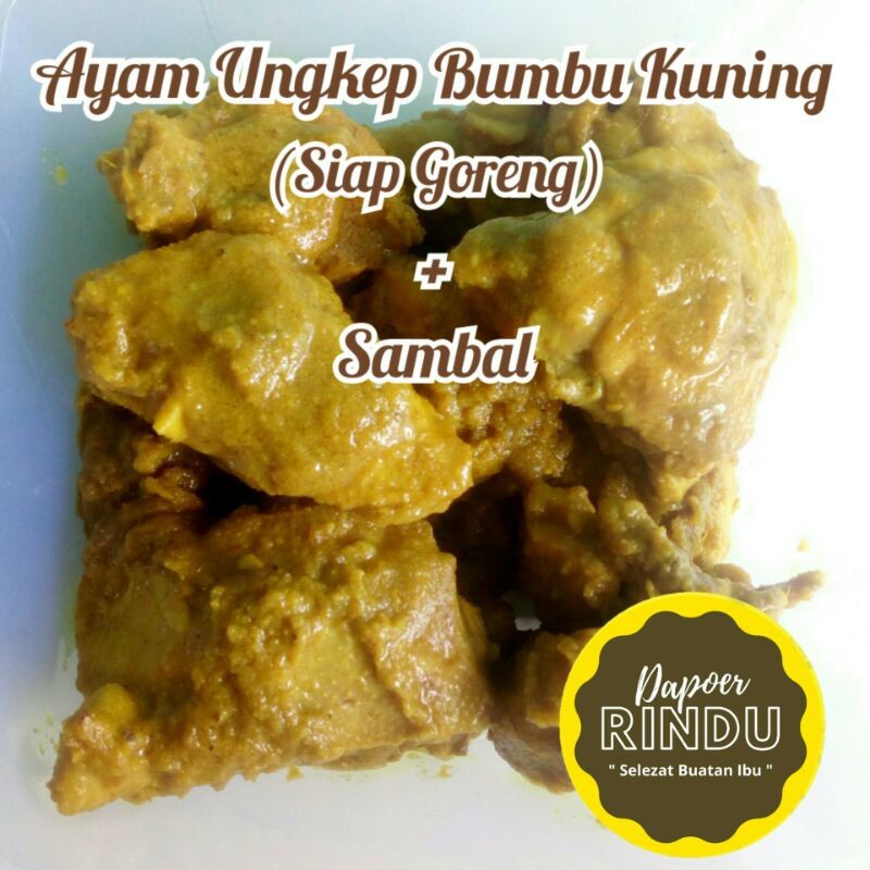 

Ayam Ungkep Bumbu Kuning 1 ekor