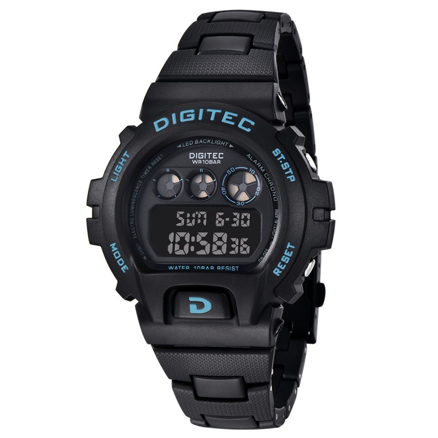 Original 100% Jam Tangan Digitec DG-5198R / Jam Tangan Digitec DG 5198 tahan Air DG5198R Garansi Res