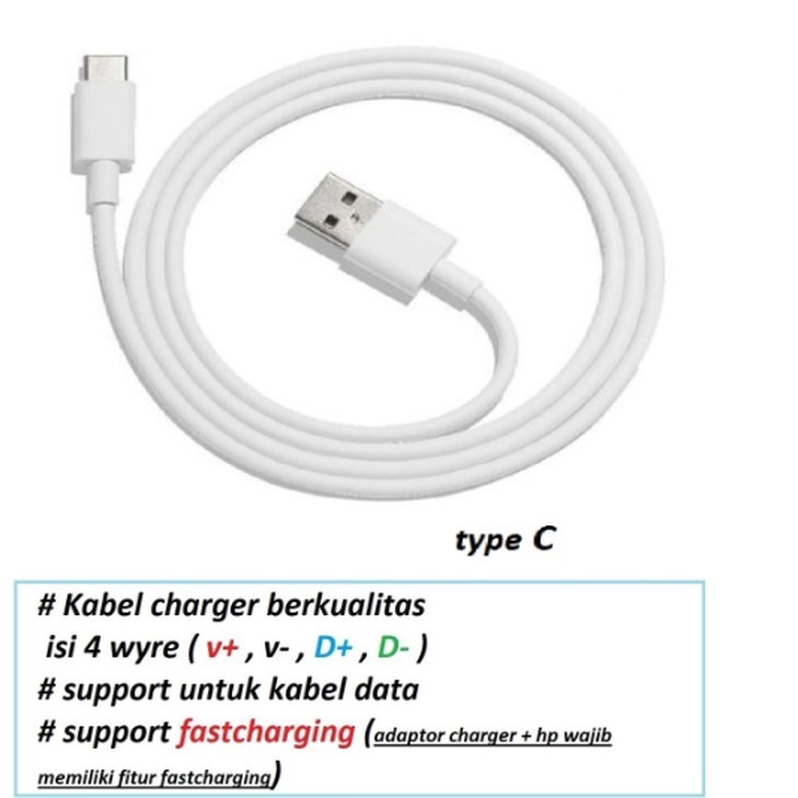 Usb type C kabel charger Samsung  Tab Active 3 (SM-T575)