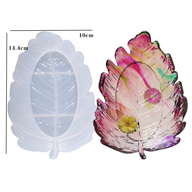 

DIY Crystal Silicone Mold Three-layer Fruit Plate Tea Plate Disc Epoxy Resin Molds Cup Pad Mould For Resin Art Home Decoration