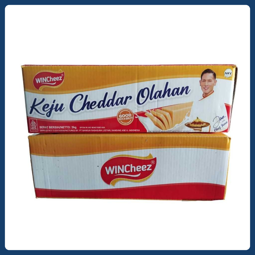 

Keju WinCheez Cheddar 2kg / CHEDDAR CHEESE BLOCK WINCHEEZ