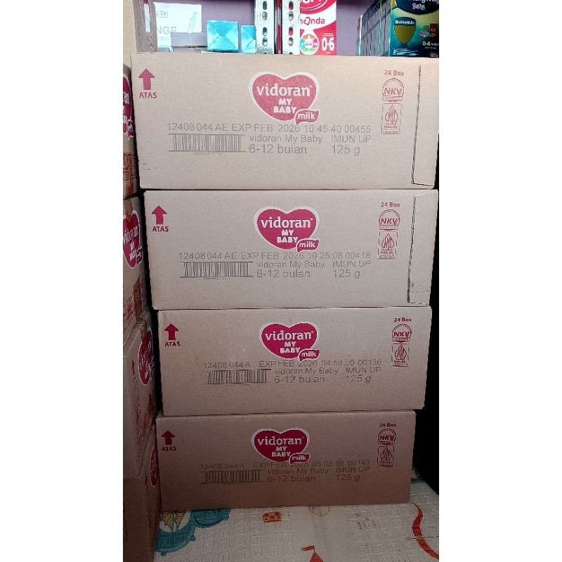

Vidoran 6-12 bulan 125 gram 1 karton exp Juni 2026