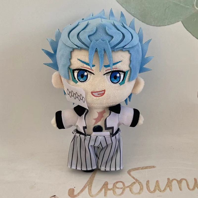 Anime BLEACH Plush Doll Abarai Renji 20cm Cute Soft Stuffed Grimmjow Jaegerjaques Plush Dolls Chidre