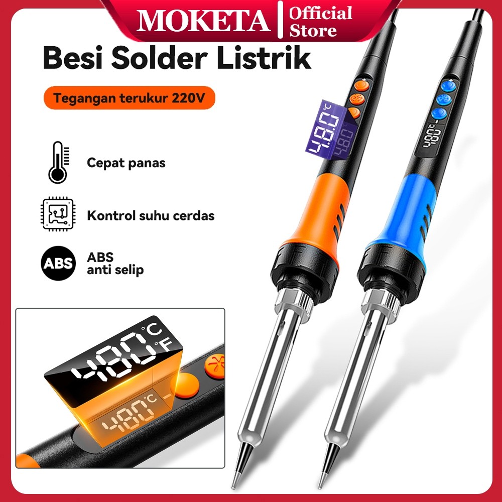 GANDISOP Solder Digital Iron 90W LCD Adjustable Temperature Solder Listrik Penghisap Timah Iron Kit