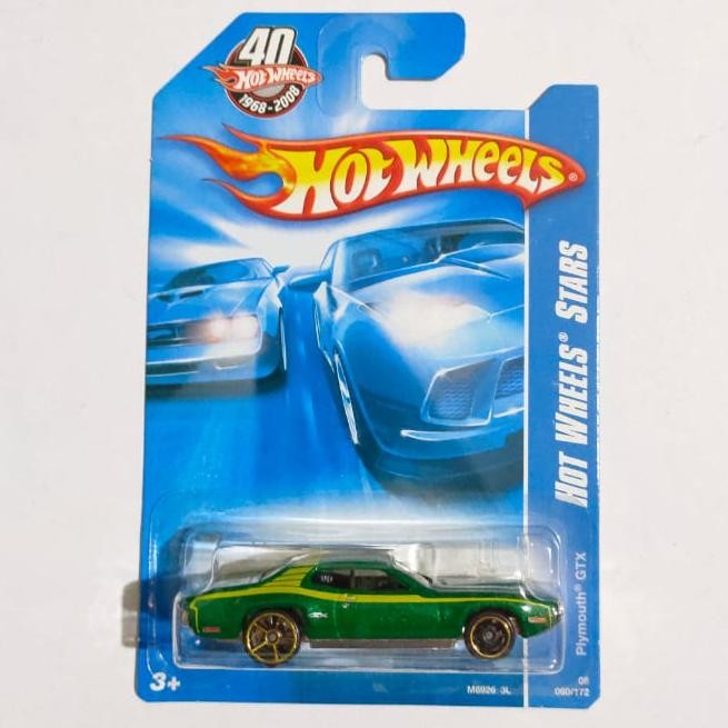 TR99 HW Hot Wheels Plymouth GTX hijau 2008
