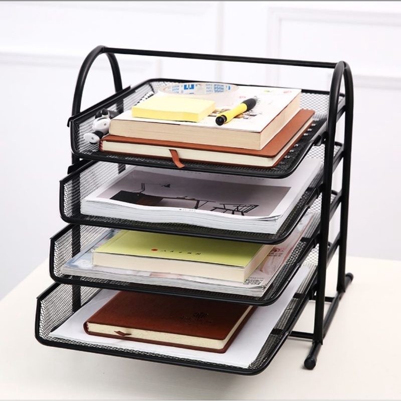 

Rak Dokumen Kertas Elevated Letter Tray 3Susun & 4Susun Besi