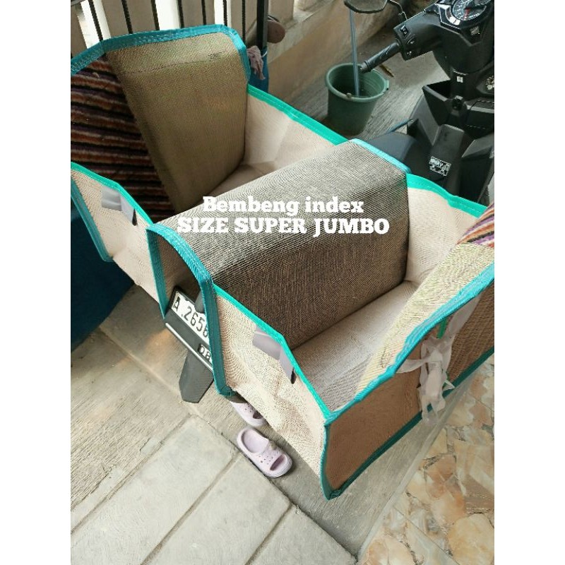 TAS KERANJANG MOTOR SUPER JUMBO SEJENIS GONI