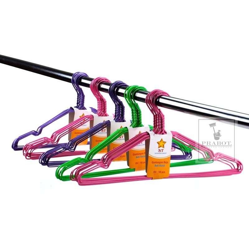 

ISI 50 PCS!!! HANGER KAWAT / GANTUNGAN BAJU ANTI KARAT Stainless