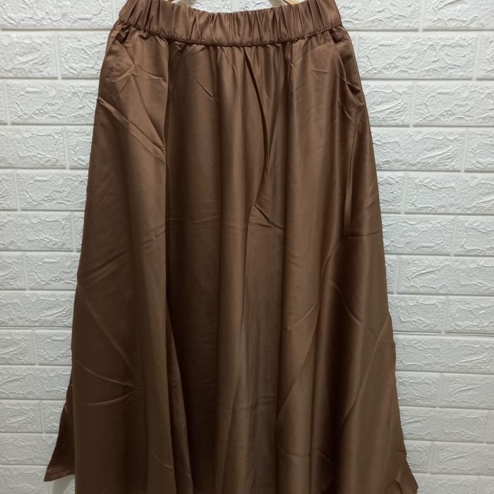 Rok Payung Bahan Satin Merk Ferita - coksu, All Size
