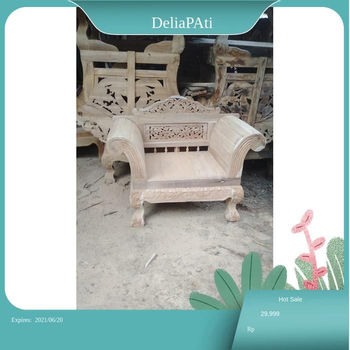 kursi keong model madura termurah dari kayu jatimentah amplasan ukir ukiran gebyog jawa bk  Keris se