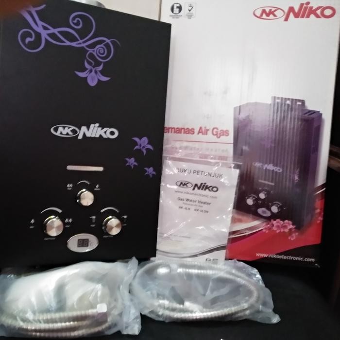 Niko NK-6LDN Pemanas Air Gas 6 LPM Hitam