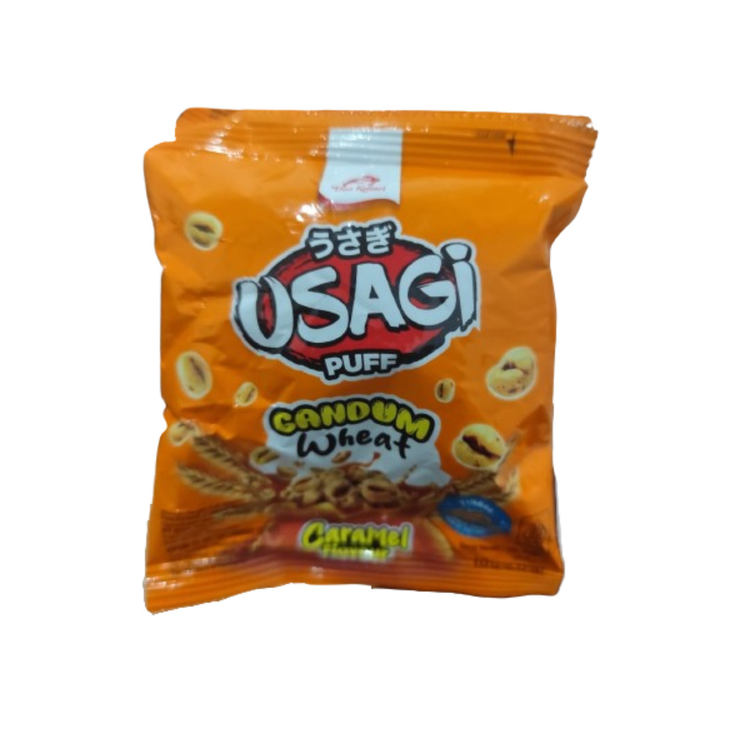 

DUA KELINCI Usagi Puff Wheat Caramel 1 Pack Isi 10 Pcs @10GR