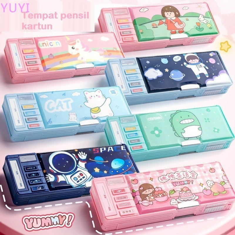 

Tempat Pensil Anak Multifungsi Motif Unicorn