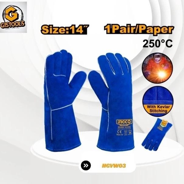 Welding Gloves INGCO HGVW03 Sarung Tangan Las