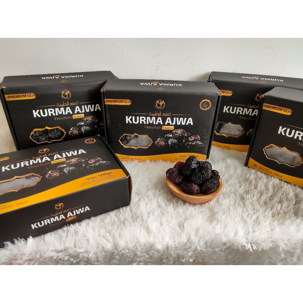 AJWA KURMA AJWA THOYIBAH DATES - KURMA AJWA PREMIUM
