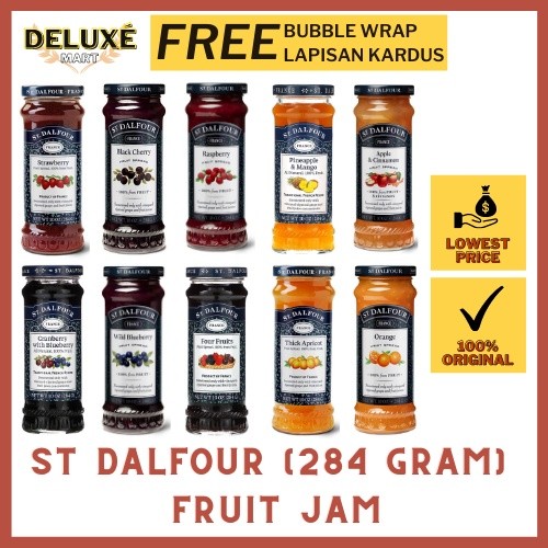 

St Dalfour Selai Buah PRANCIS (284 Gram) - Selai untuk Roti dan Kue
