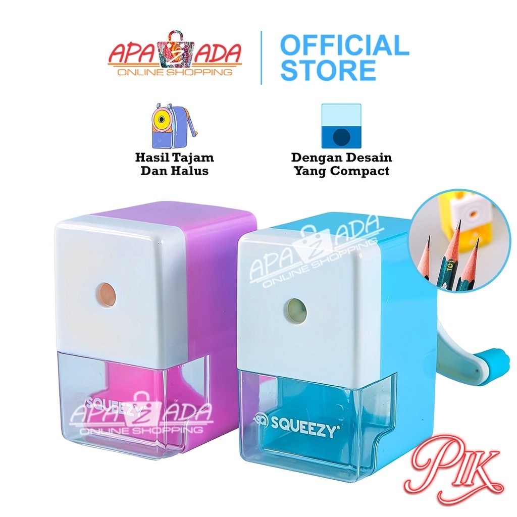 

Serutan Pensil Meja Motif [1 Pcs] / Rautan Pengserut Putar / Rawutan Serut SM-SQ04