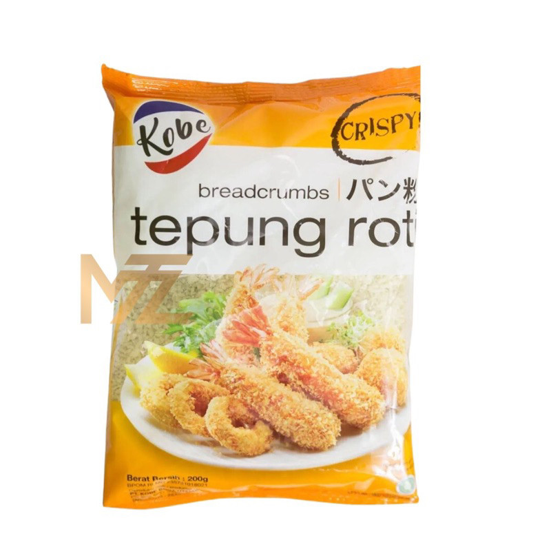 

KOBE Tepung Roti Breadcrumbs BreadCrumb 200gr