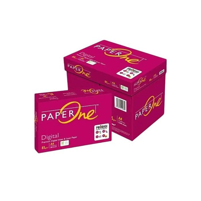 

Kertas PaperOne Paper One Kertas A4 85gr Digital Kertas HVS Stationery - 1 rim