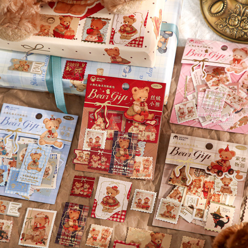 

30pcs/1lot Kawaii Stationery Stickers Little Bear Gift Decorative Mobile Stickers Scrapbooking