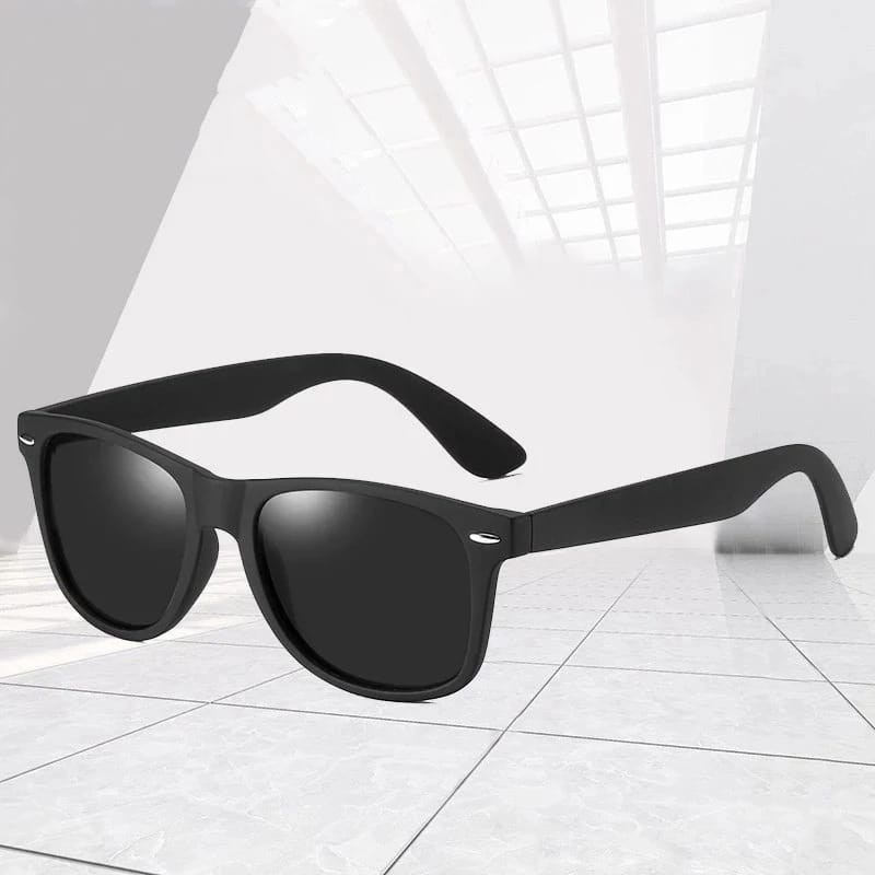 Murah gaya Tajima Store Classical Retro Half Frame Kacamata Hitam Wanita/Pria Kacamata Eyeglasses