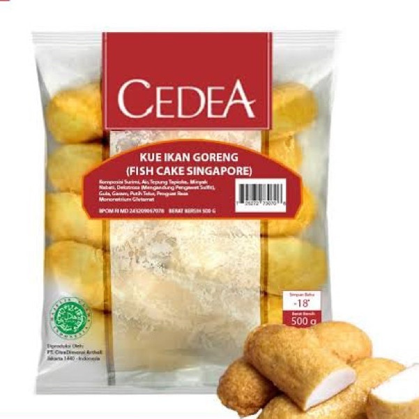 

Cedea Fish Cake Kemasan 500 Gram