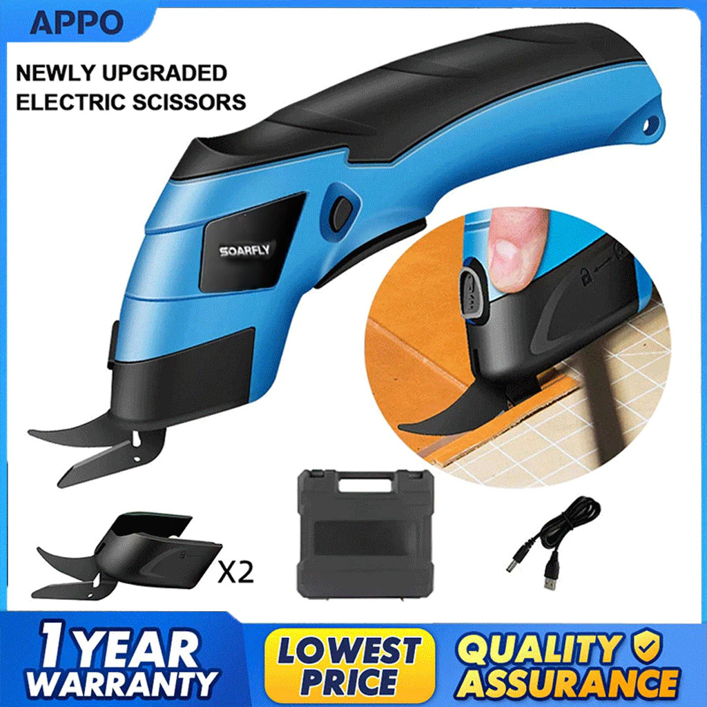 

Gunting Listrik Kain Tanpa Kabel Pemotong Isi Ulang USB Portabel Alat Pemotong Multifungsi DIY Multifungsi Untuk Karton Kain Kulit NEW