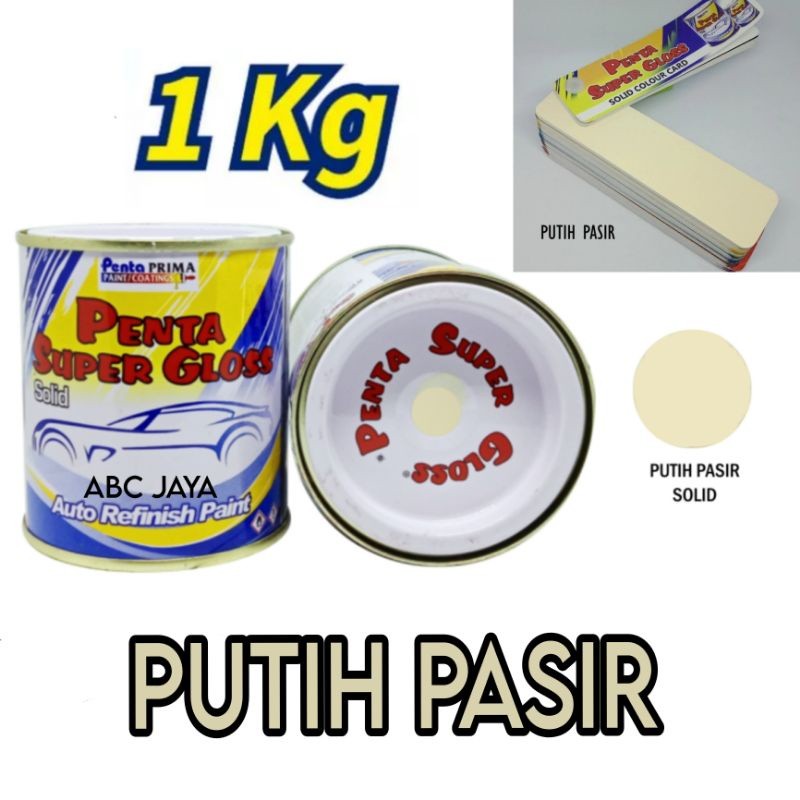 Cat Penta Super Gloss NC Pasir Putih 1 Kg Cream Krem Putih Tulang Duco Dukoco