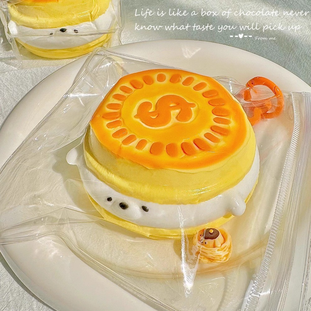 Funny Soft Squeeze Toy Slow Rising Sticky Stress Relief Toys Abreact Realistic Squishies Toy Kids Ad