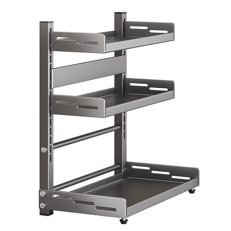 Rak Bumbu Dapur Rak Penyimpanan Dapur Rak Bumbu Rak Dapur 2 Susun 3 Tingkat Rak Botol Bumbu Dapur