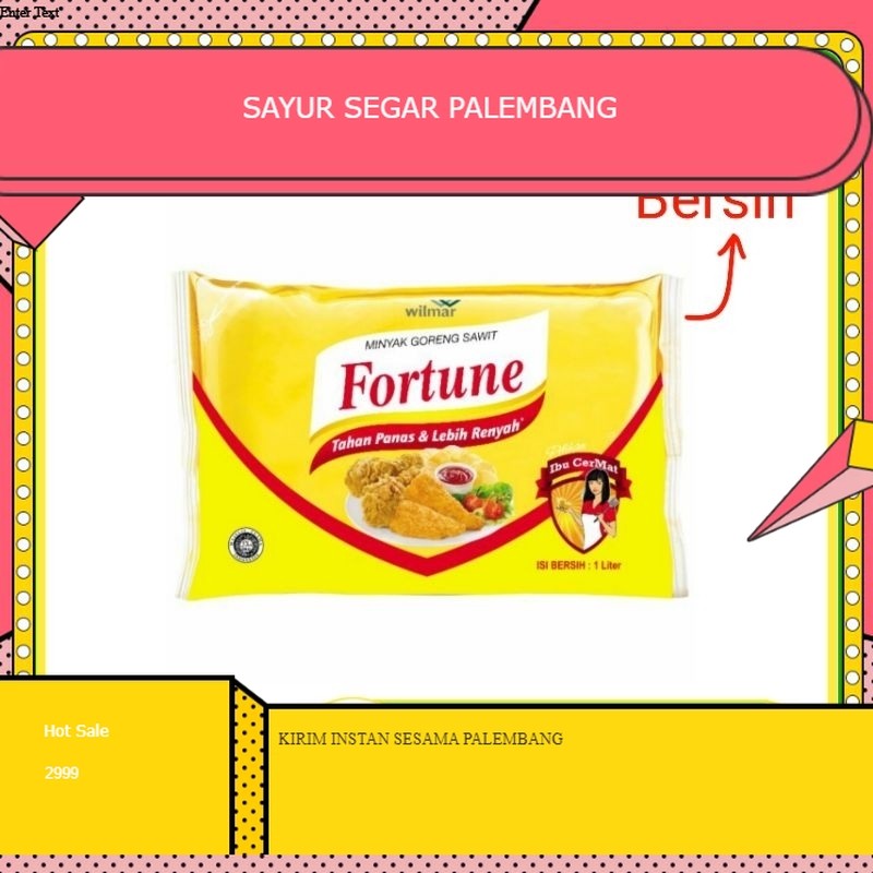

Minyak Fortune - Palembang