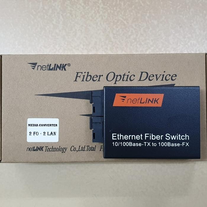 Netlink Media Converter 2 FO - 2 LANNew