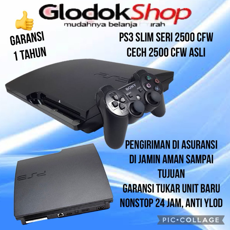 PLAYSTASION 3 PS3  PS 3 SONY SLIM SERI 2500 CFW HDD 160GB250GB320GB500GB1000GB(1TB)