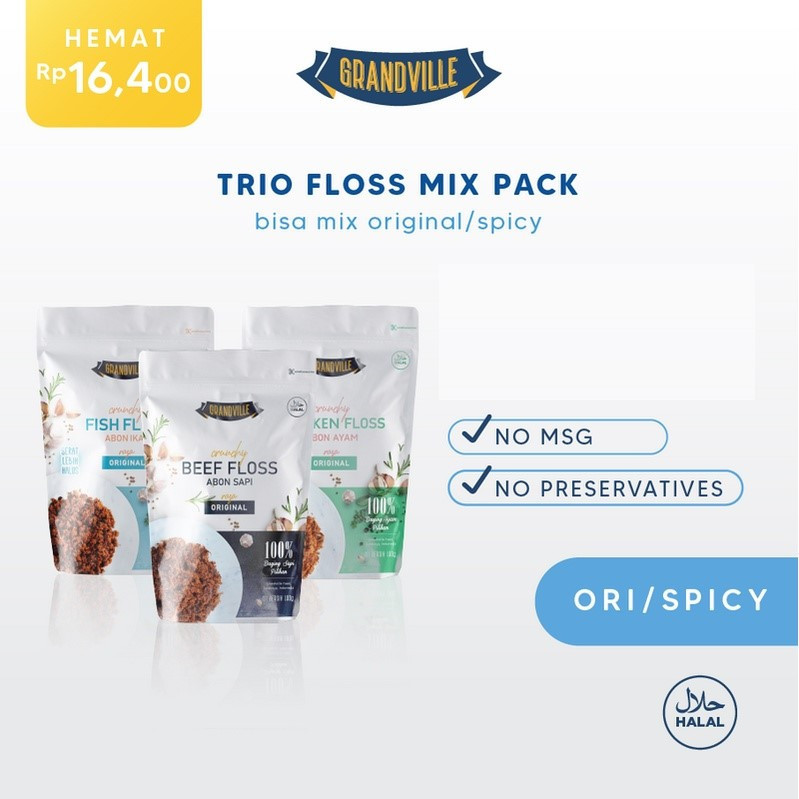 

GRANDVILLE Abon Crunchy Original 100gr