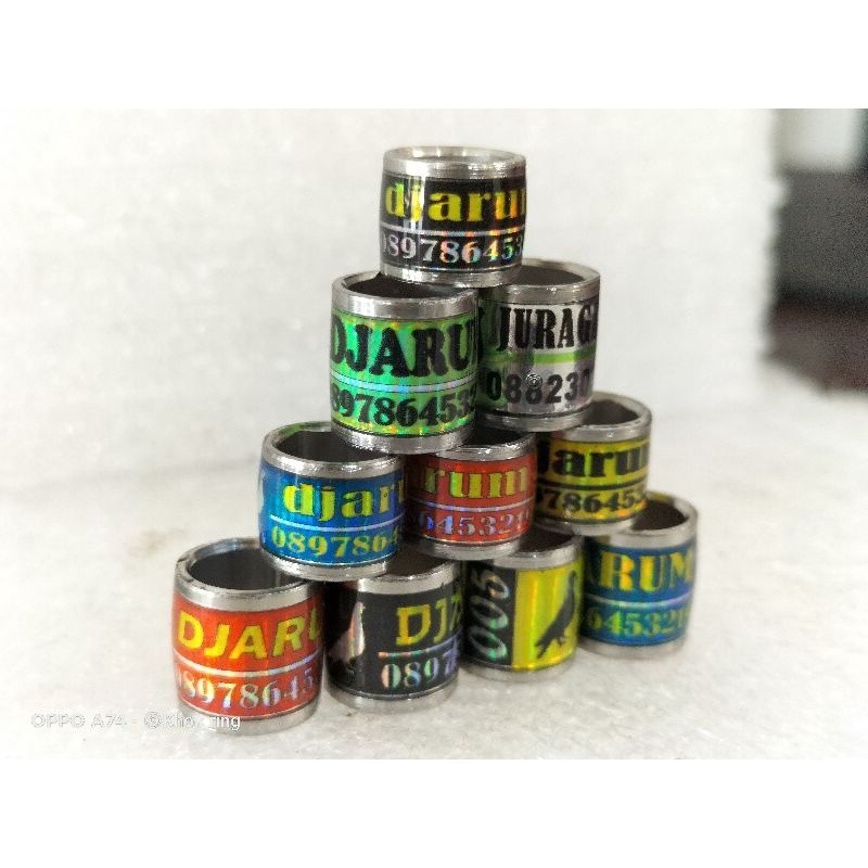 | MURAH RING BURUNG TERBARU MERPATI  MODEL RODA BAHAN BAJA .