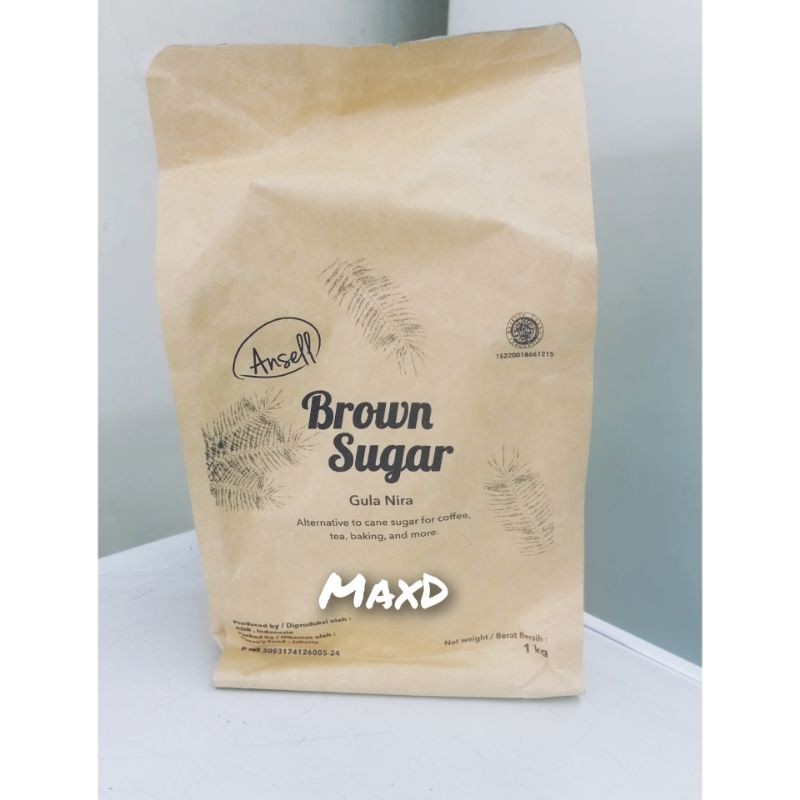 

BROWN SUGAR Gula Nira Ansell 1 kg
