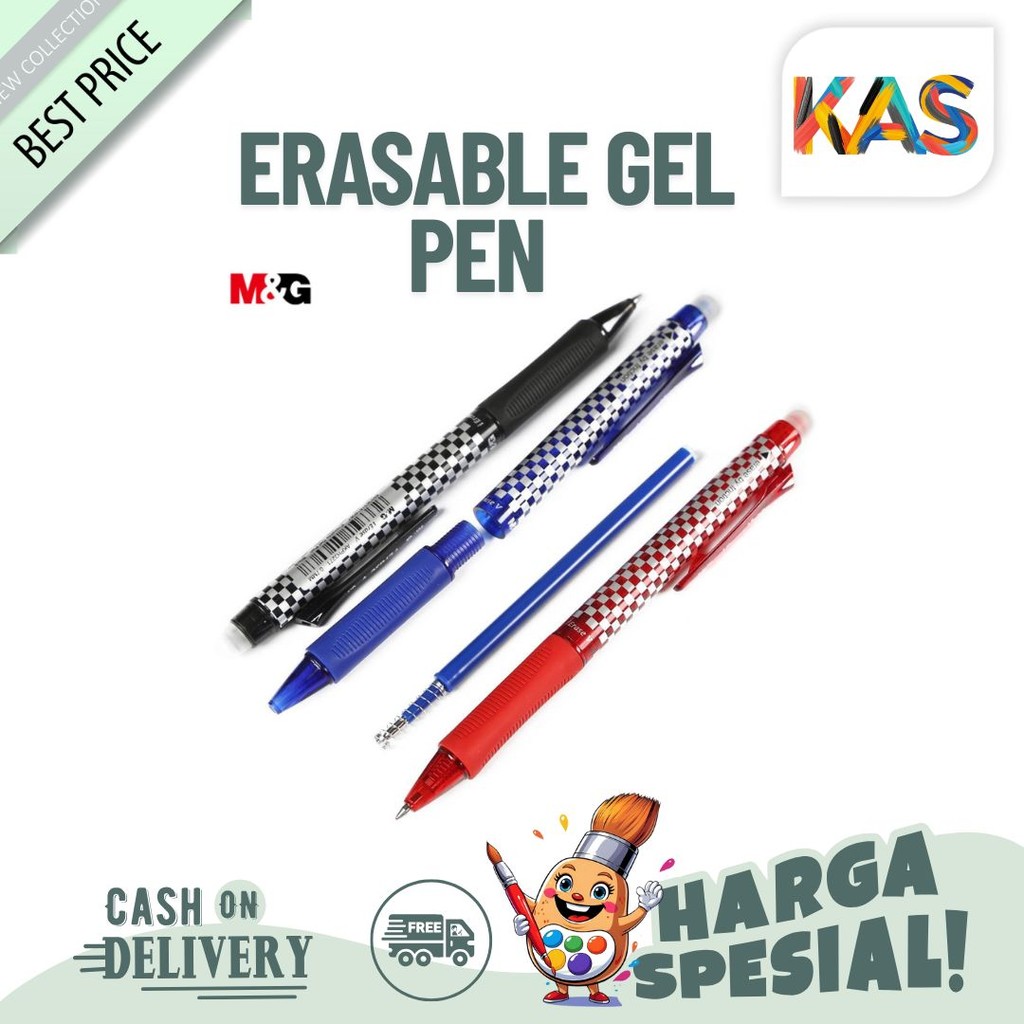 

Erasable Gel Pen Pulpen Bisa dihapus M&G i Erase V 0.7 MM #AKPH3271 - Jual Satuan