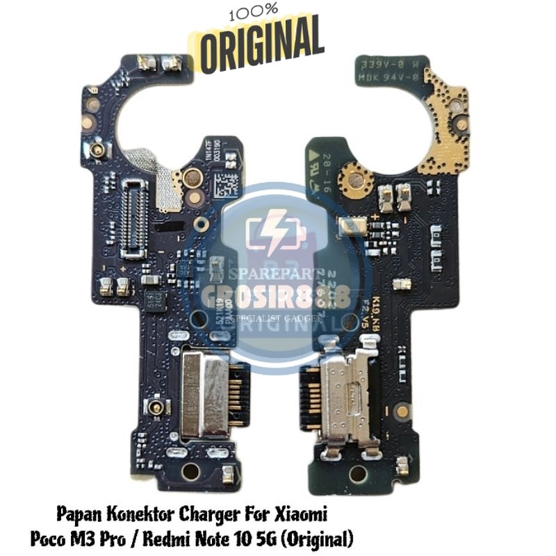 Original ada ic - Redmi Note 10 5G - Poco M3 Pro 5G Flexibel Konektor Charger Xiaomi Redmi Note 10 5