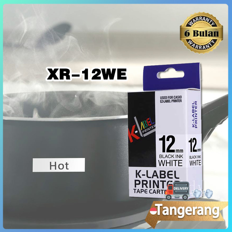 

Label Tape Casio Compatible XR12WE XR12YW 12mm
