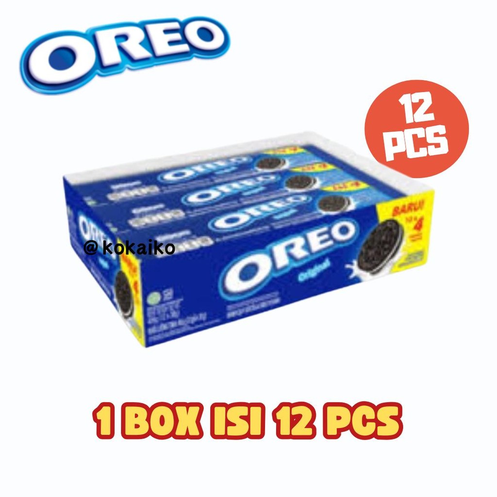 

Biskuit Oreo 27,6 gram - 1 Box isi 12 pcs