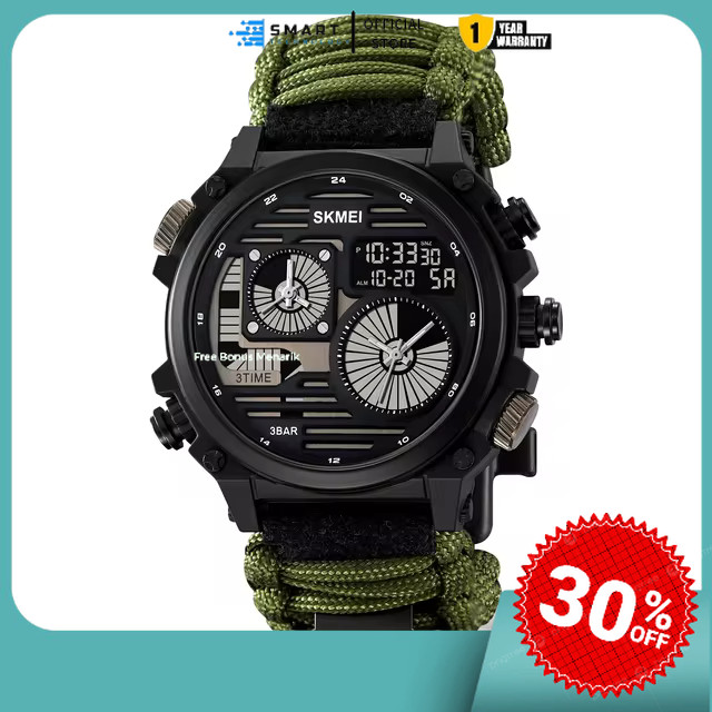 SKMEI Jam Tangan Digital Analog Pria Sporty - 2202