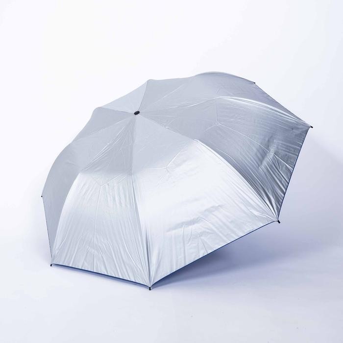 Payung Golf Lipat 2 Buka Otomatis / Payung Polos / Payung grosir 915 - silver