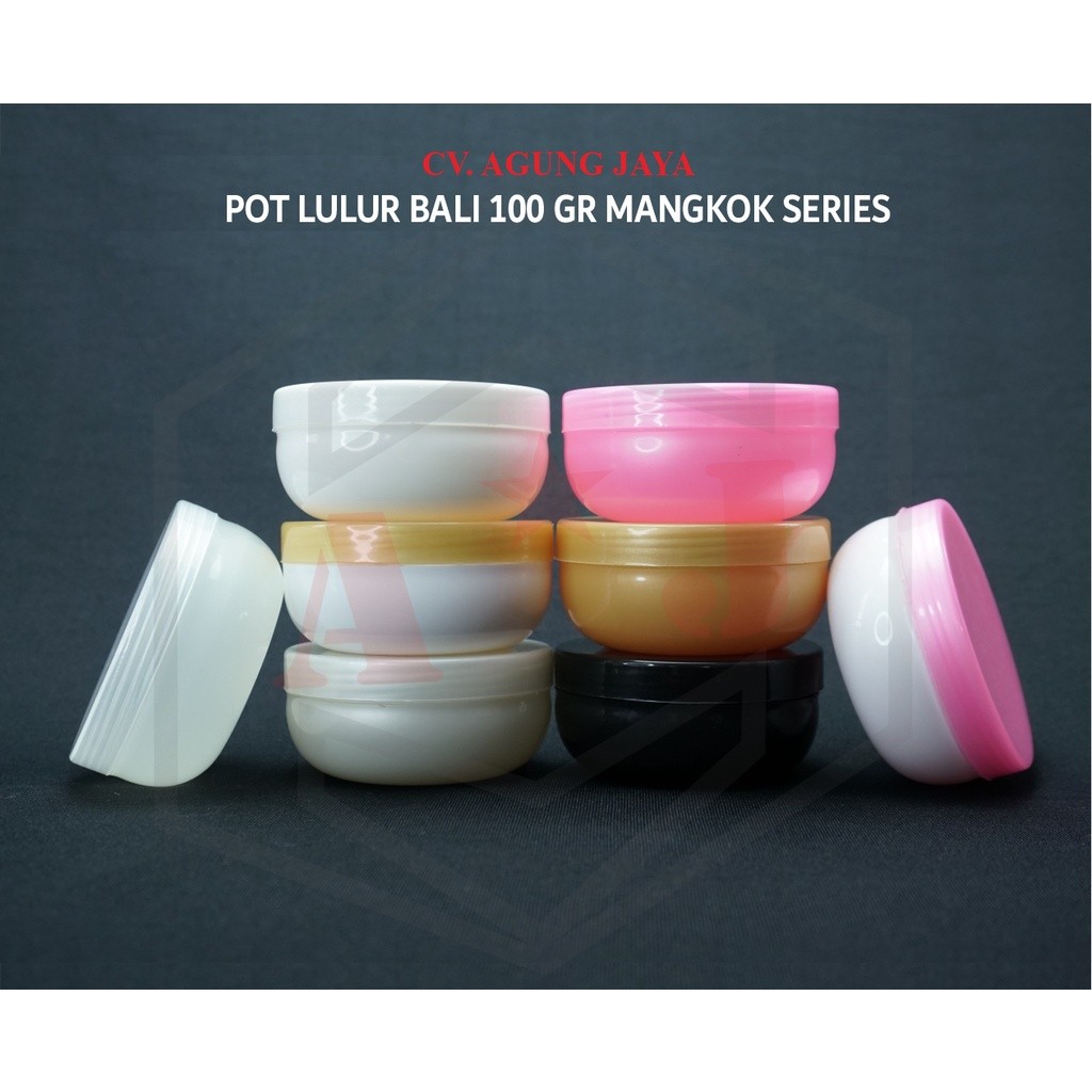 Pot Lulur/ Wadah Lulur/ Mangkok Lulur/ 100 Gr/Yk