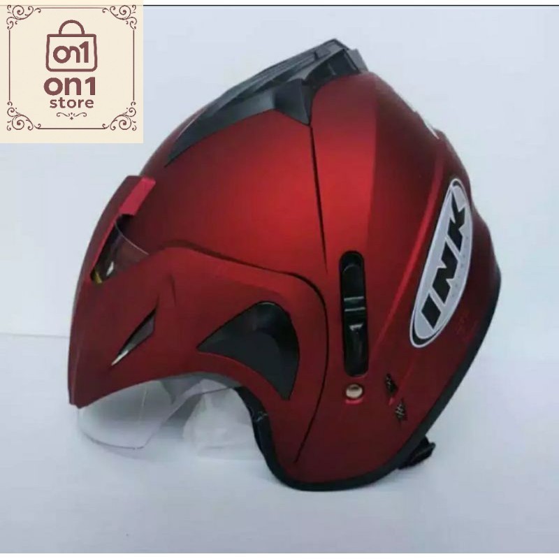 Helm Termurah / HELM INK DOUBLE VISOR ORIGNAL MERK BMT EMBOSS SNI