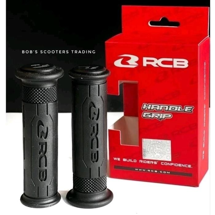 RAKSA ￼HANDGRIP HANFAT GRIP RCB HG77 UNIVERSAL SEMUA MOTOR Motorcycle - Hg 77 Hitam