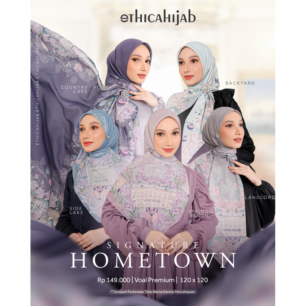 Gallery Muslim Bandung Hijab Premium Simple Signature Hometown Motif Jilbab Segiempat Motif By Ethic