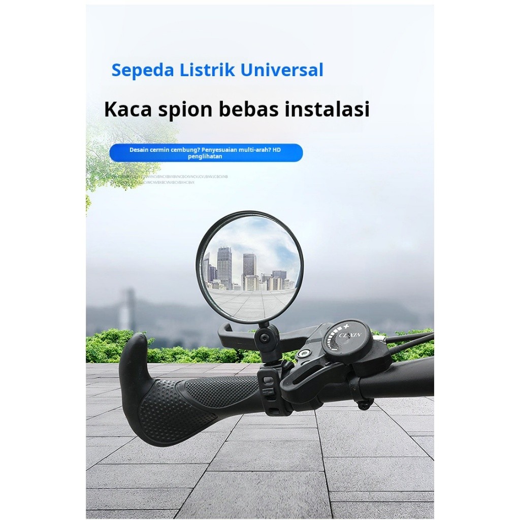 HOT SALE Kaca spion sepeda sudut lebar cembung kaca spion sepeda kaca spion sepeda gunung kaca spion